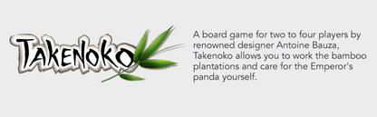 Juego de mesa Takenoko - Juego de estrategia del jardín de bambú con miniaturas de pandas, juego familiar divertido para niños y adultos, a partir de 8 años, 2-4 jugadores, tiempo de juego de 45