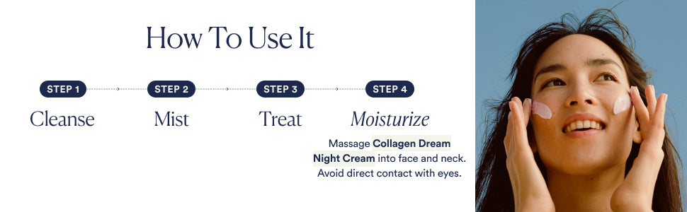 OSEA Dream Crema Nocturna - Crema Facial Hidratante Antiedad con Bio Retinol Derivado de Algas - Hidrata, Reafirma y Suaviza Líneas y Arrugas