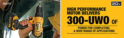 DEWALT Kit de combo de perforación inalámbrico de 20V MAX, 2-Herramienta (DCK240C2)