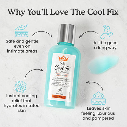 Shaveworks The Cool Fix Aftershave para mujeres: depilación púbica,...