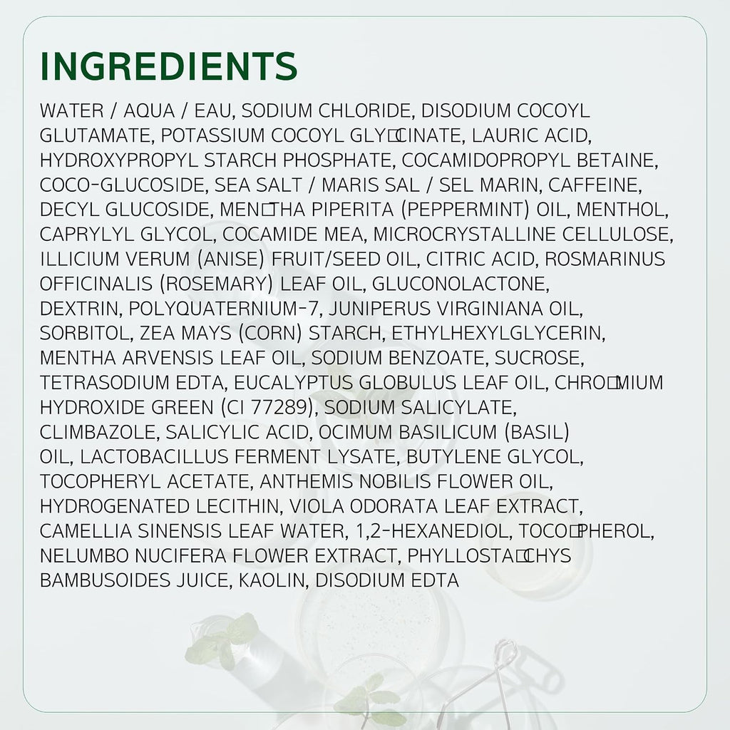 LABO.H Exfoliante para fortalecer el cuero cabelludo, champú calrif...