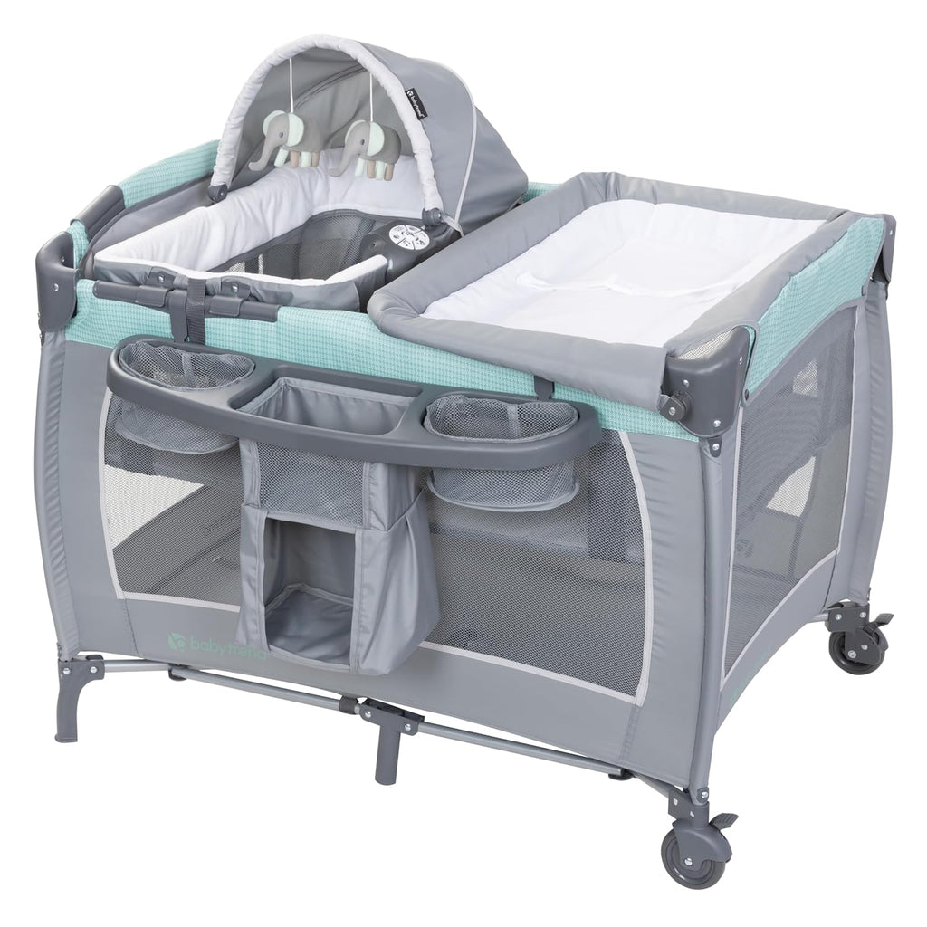 Baby Trend Lil' Snooze Deluxe III, menta acogedor