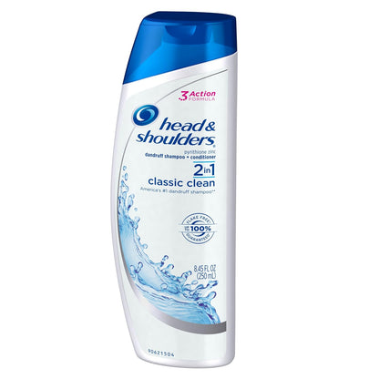 Head and Shoulders Classic Clean Champú anticaspa 2 en 1 + acondici...