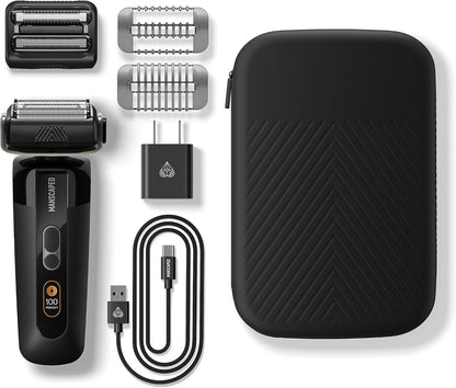 MANSCAPED® The Chairman™ PRO - Afeitadora facial eléctrica para hom...
