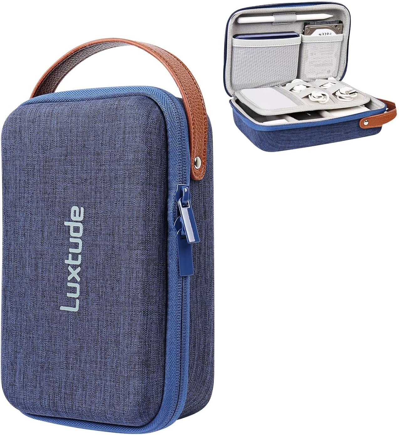 Luxtude Estuche organizador de viaje, organizadores de tecnología p...