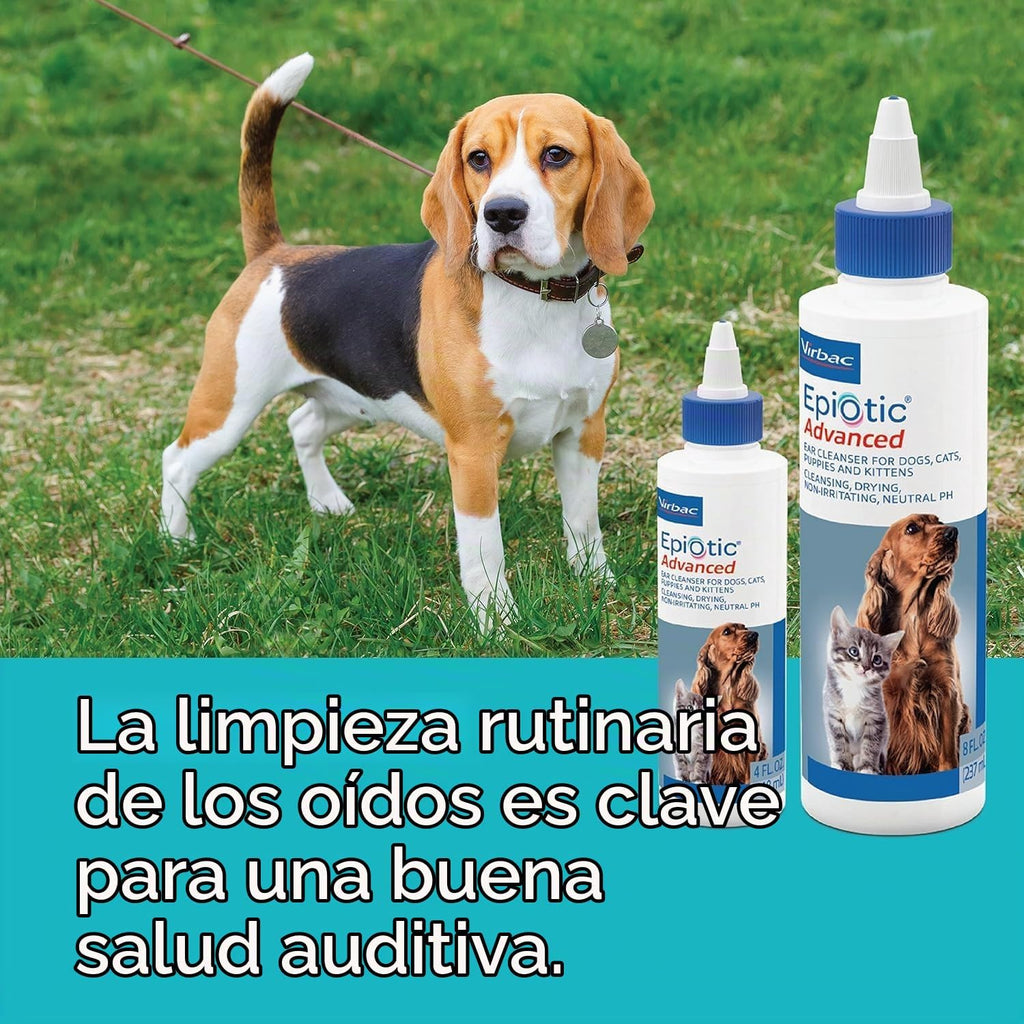 Epiotic Advanced Ear Cleanser | Limpiador suave de oídos para perro...
