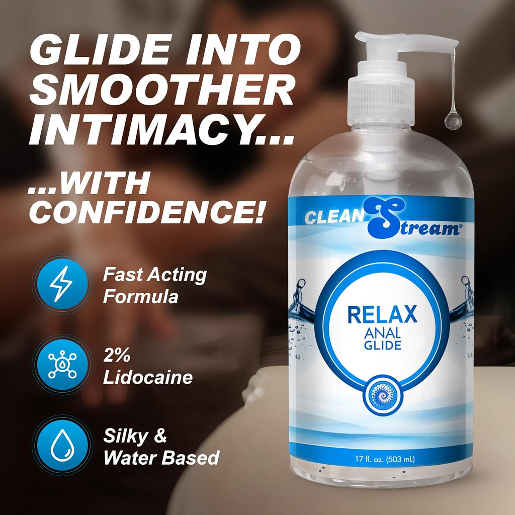 Cleanstream Relax Lubricante Sin Perfume, Fórmula Líquida Sedosa, S...