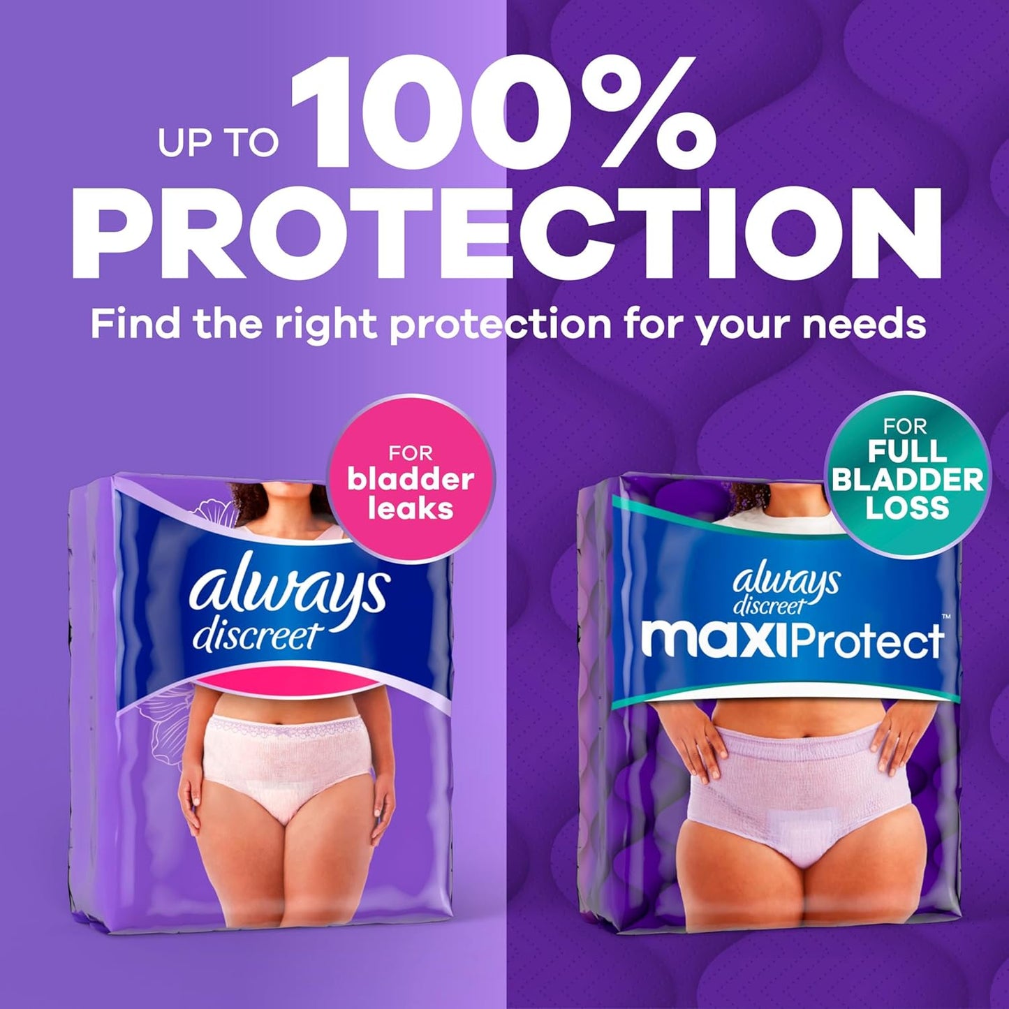 Always Discreet - Ropa interior para incontinencia adulta para muje...