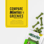 Minties Masticables dentales para perros, 36 unidades, golosinas co...