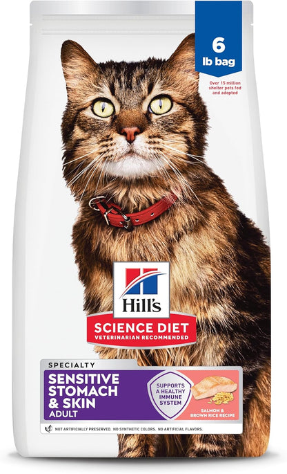Hill's Science Diet Alimento seco para gatos adultos de 1 a 6 a...