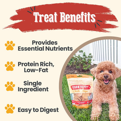 Farm To Pet - Golosinas de entrenamiento para perros - Chips de pol...