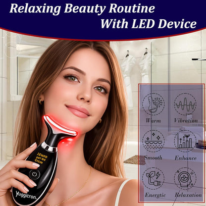 Masajeador facial para mujeres y hombres, rodillo facial para apret...