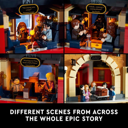LEGO Harry Potter Hogwarts Express – Edición de Coleccionistas 76405, Modelo de Réplica Icónico de Tren de Vapor de las Películas, Set de Recuerdos Coleccionables para Adultos
