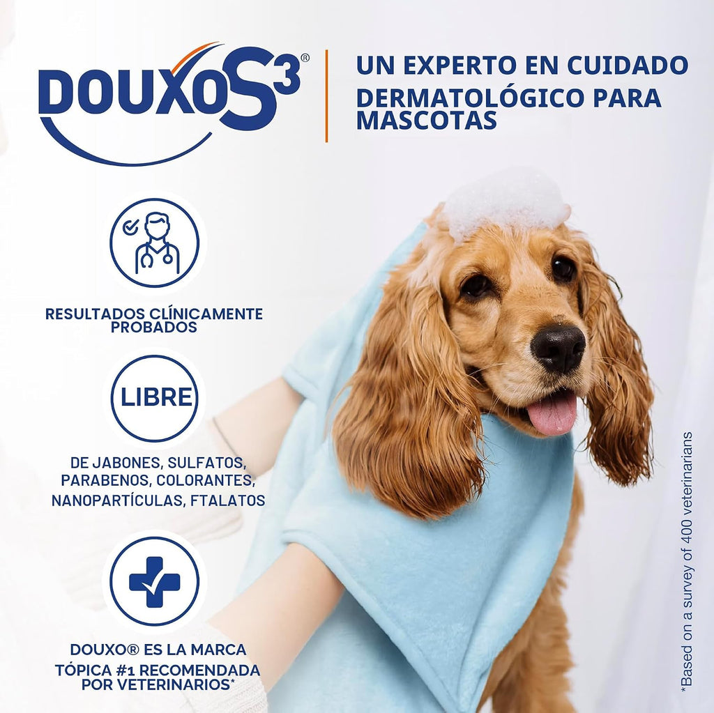Douxo S3 PYO Champú medicado para perros con clorhexidina al 3% par...