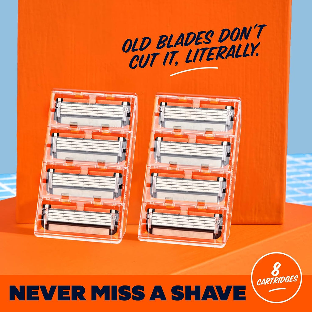 Dollar Shave Club - 4 recambios de maquinilla de afeitar de hoja (p...
