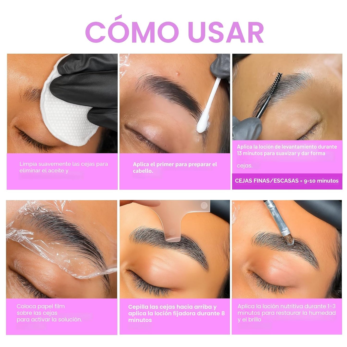 Kit de laminación de cejas CLIONE PRIME para uso en casa - Kit de l...