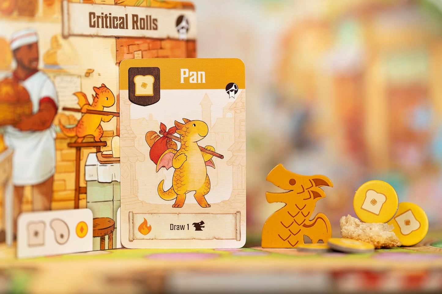 Juego de mesa Flamecraft | Juego de estrategia de fantasía de dragones para la diversión familiar para niños y adultos a partir de 10 años 1-5 jugadores Tiempo de juego promedio 60 minutos Hecho por