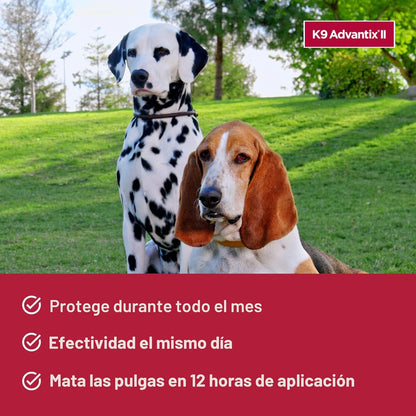 K9 Advantix II Tratamiento y prevención de pulgas, garrapatas y mos...