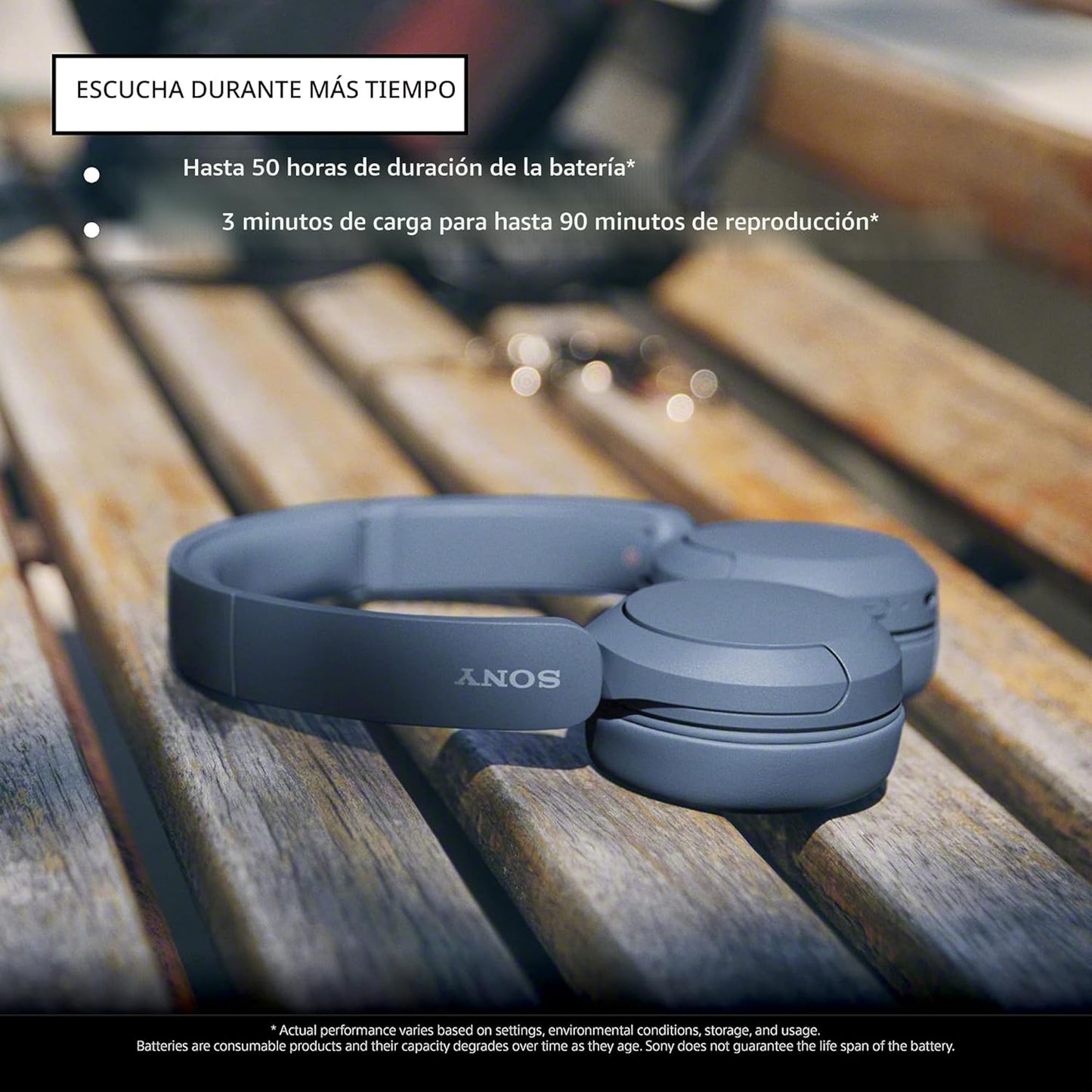 Sony WH-CH520 - Auriculares inalámbricos Bluetooth con micrófono y...