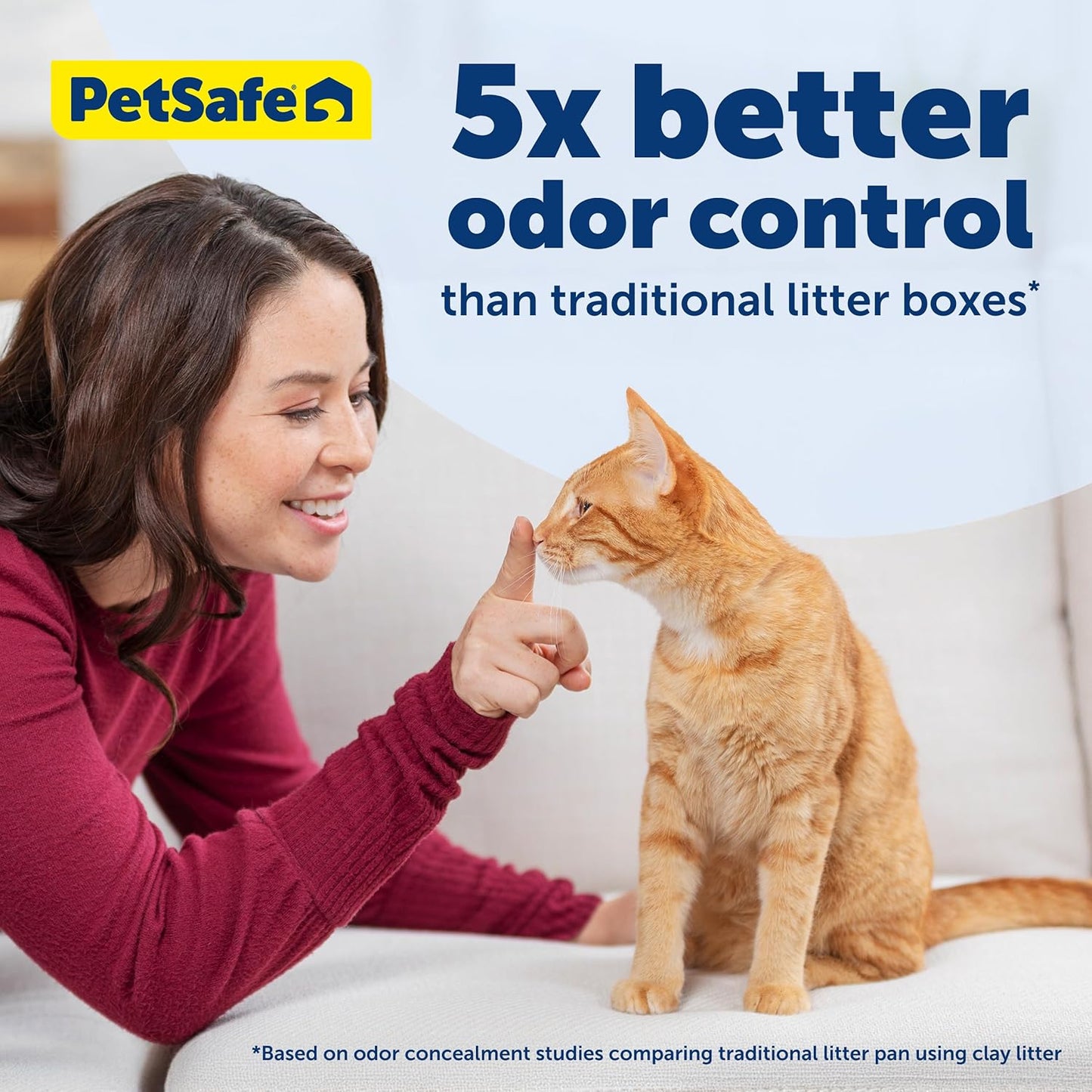 Bandeja de arena para gatos reutilizable PetSafe ScoopFree con cris...