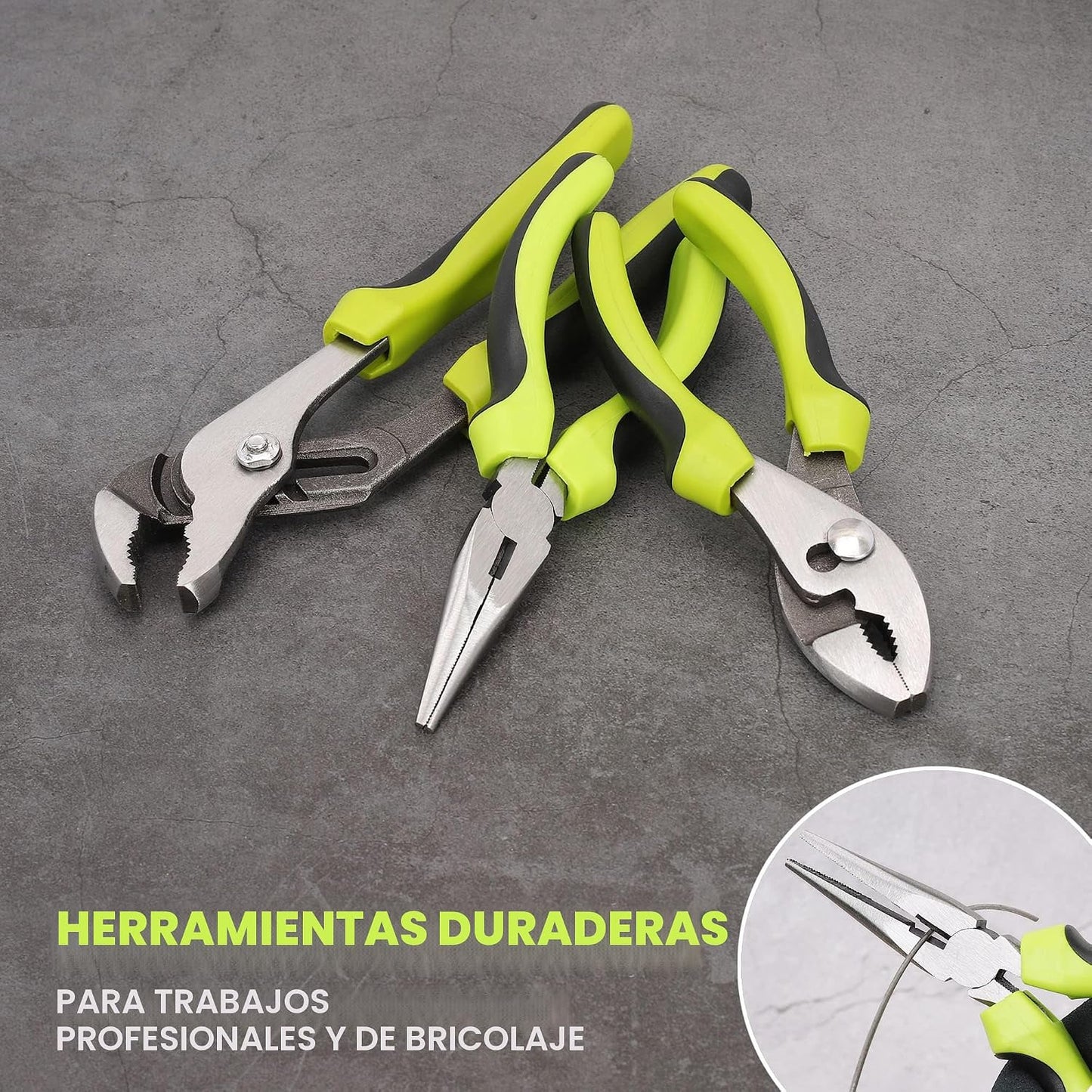 FASTPRO Juego de herramientas para el hogar de 232 piezas con talad...