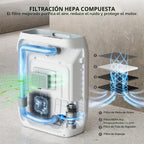 AIRTHEREAL T1 Aspirador automático sin contacto, sensor automático,...
