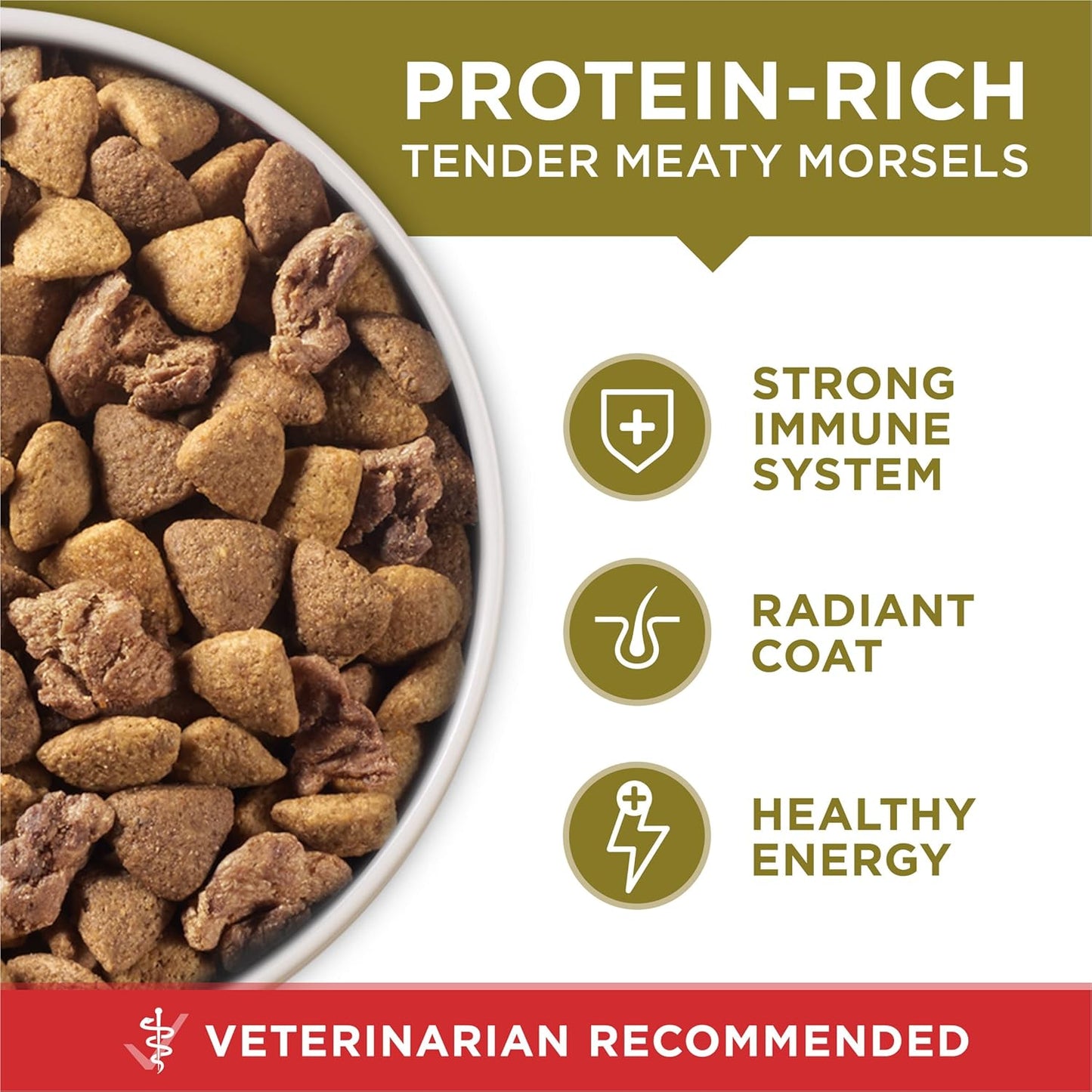 Purina ONE Alimento seco para perros con fórmula de cordero y arroz...