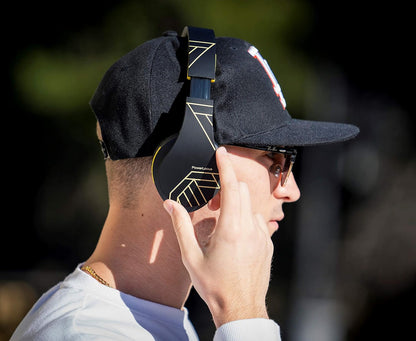 PowerLocus - Audífonos Bluetooth sobre las orejas, auriculares inal...