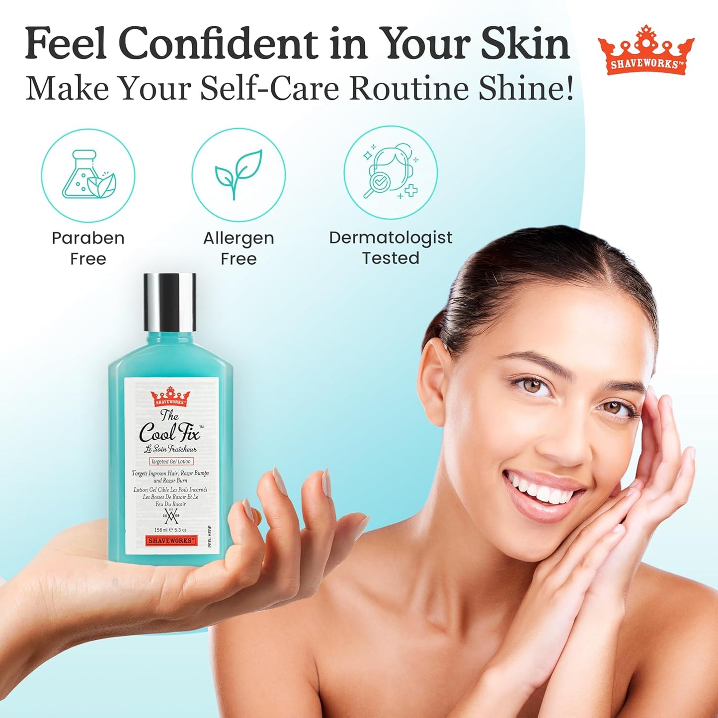 Shaveworks The Cool Fix Aftershave para mujeres: depilación púbica,...