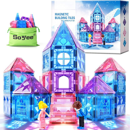 Soyee Bloques de Construcción Magnéticos de Diamante - Juguetes de...