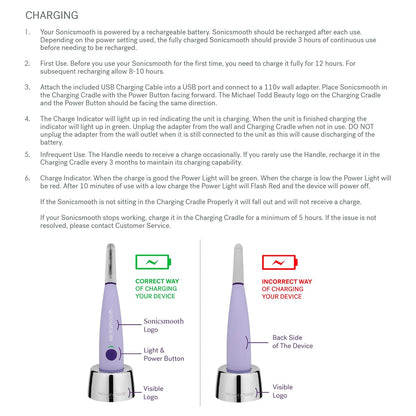 Michael Todd Beauty Sonicsmooth Dermaplane - Maquinilla de afeitar...