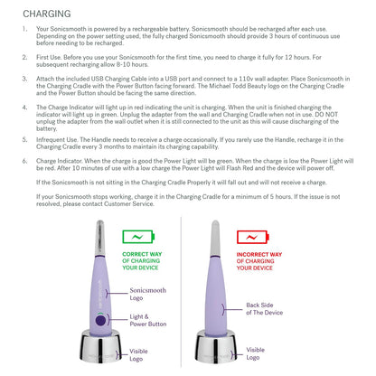 Michael Todd Beauty Sonicsmooth Dermaplane - Maquinilla de afeitar...