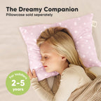 KeaBabies Paquete de 2 Almohadas para niños pequeños de 13 x 18 pul...