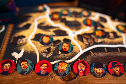 25th Century Games Drácula vs Van Helsing - Juego de cartas y juego de mesa intenso de estrategia para 2 jugadores, tema de terror gótico, para mayores de 10 y 2 jugadores
