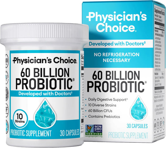Physician's Choice Probióticos 60 mil millones de UFC \u2013 10...