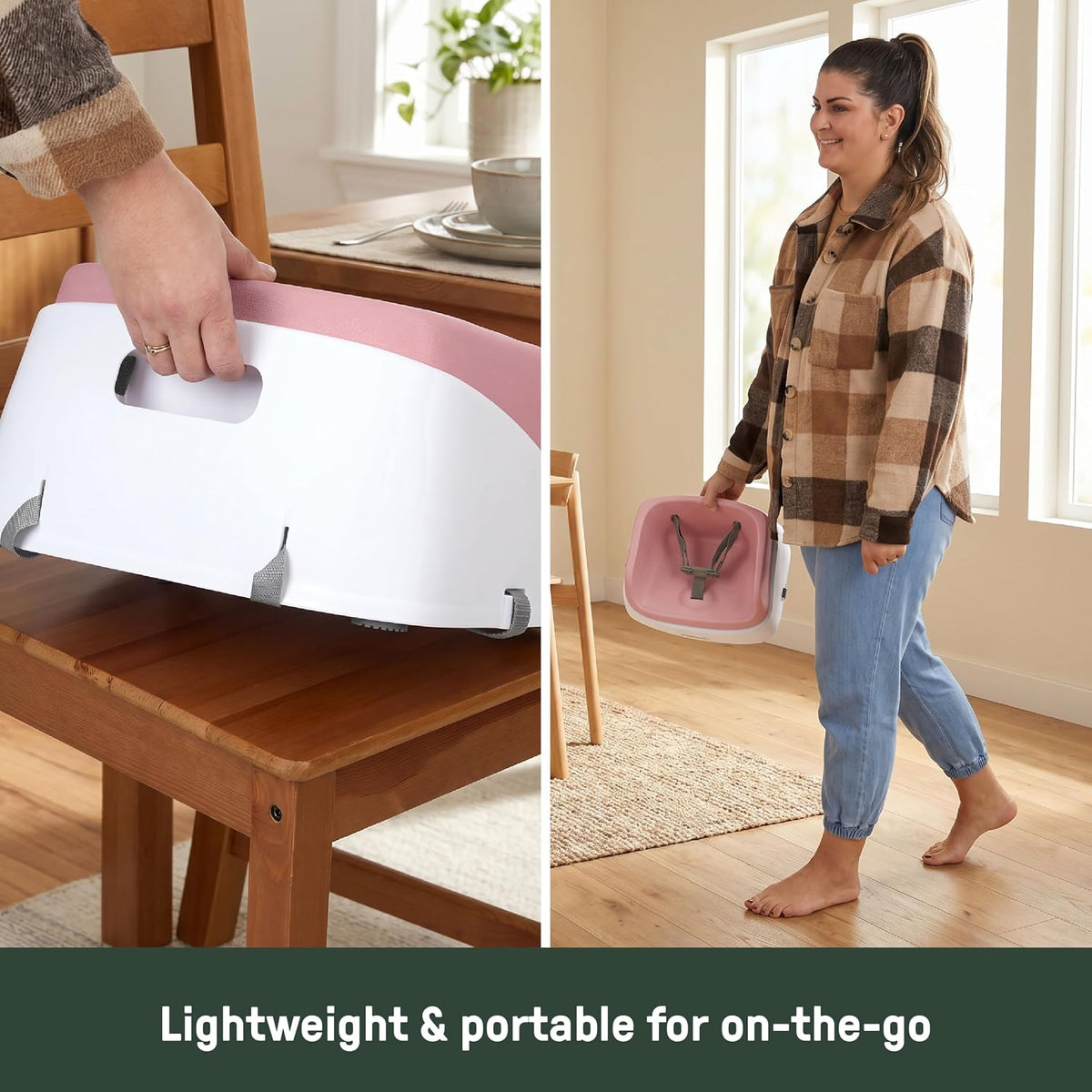 Ingenuity SmartClean - Asiento elevador para mesa de comedor con co...