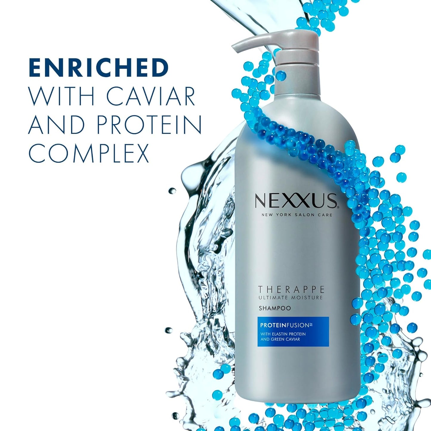 Nexxus Champú y acondicionador Therappe Humectress 2 unidades para cabello seco 33.8 oz y champú avanzado invisible limpio seco para control instantáneo del aceite 5 oz