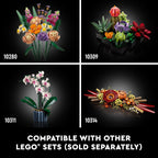 LEGO Botanicals - Ramo de flores silvestres artificiales, juego de...