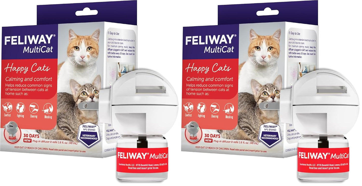 FELIWAY MultiCat - Kit de iniciación de difusor de feromonas calman...