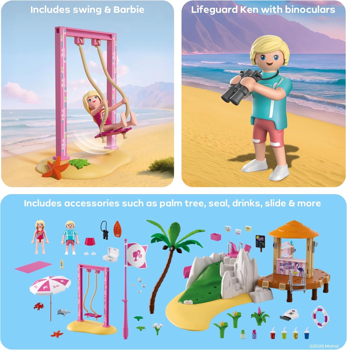 Playmobil x Barbie Beach Café