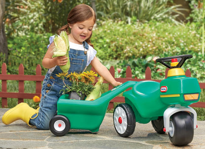 Little Tikes Tractor y carrito, correpasillos, para niños y niñas de 1 a 5 años