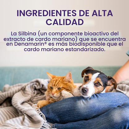 Nutramax Laboratories Denamarin Suplemento de salud hepática para p...