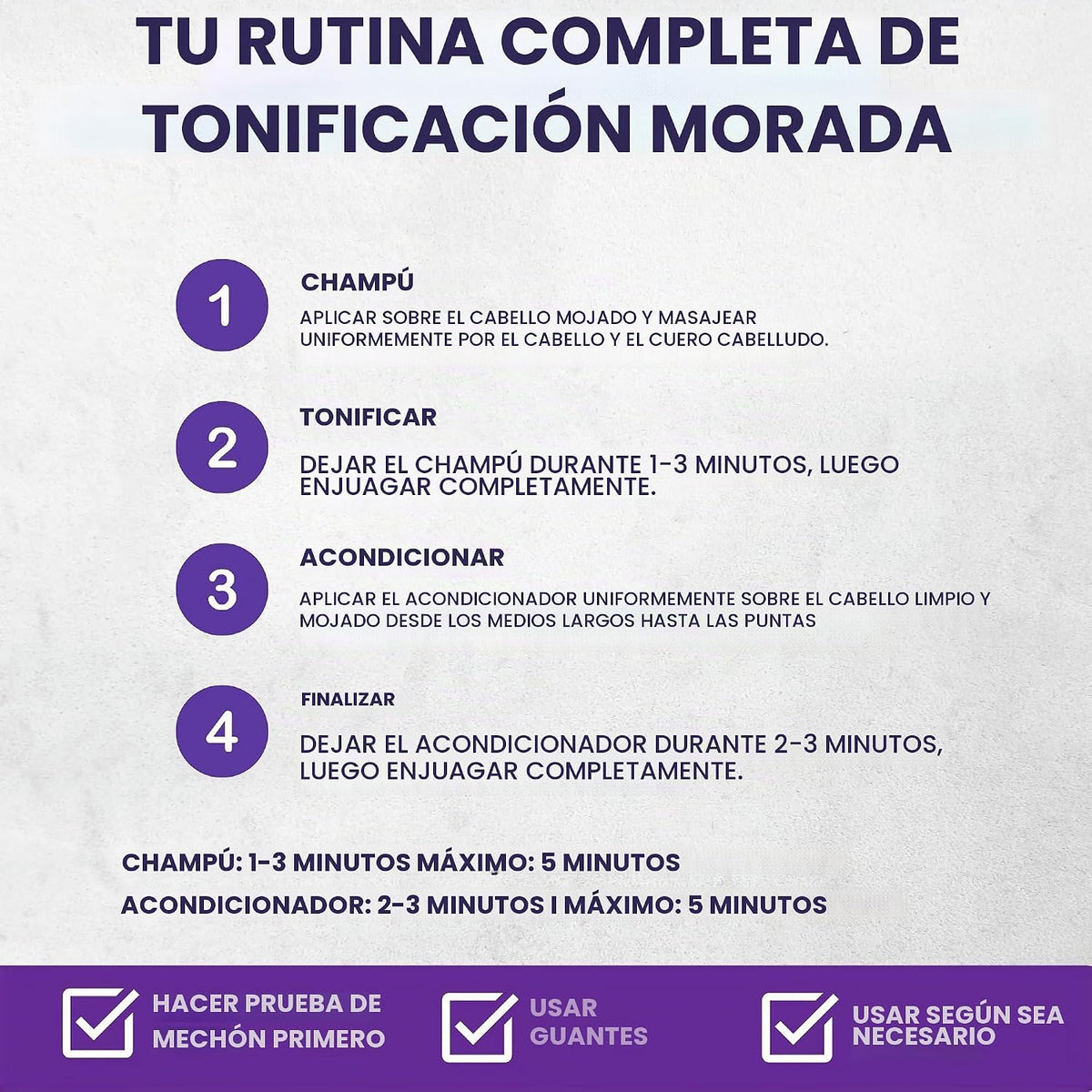 Juego de champú y acondicionador de árbol de té morado para cabello...