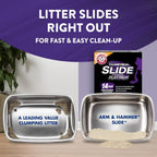 ARM &amp; HAMMER Slide Platinum - Arena aglutinante para gatos fáci...
