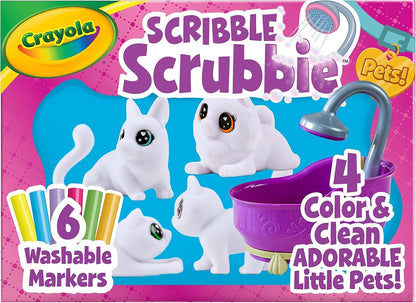 Crayola Scribble Scrubbie Pets - Juego de bañera (2.0, regalo para...