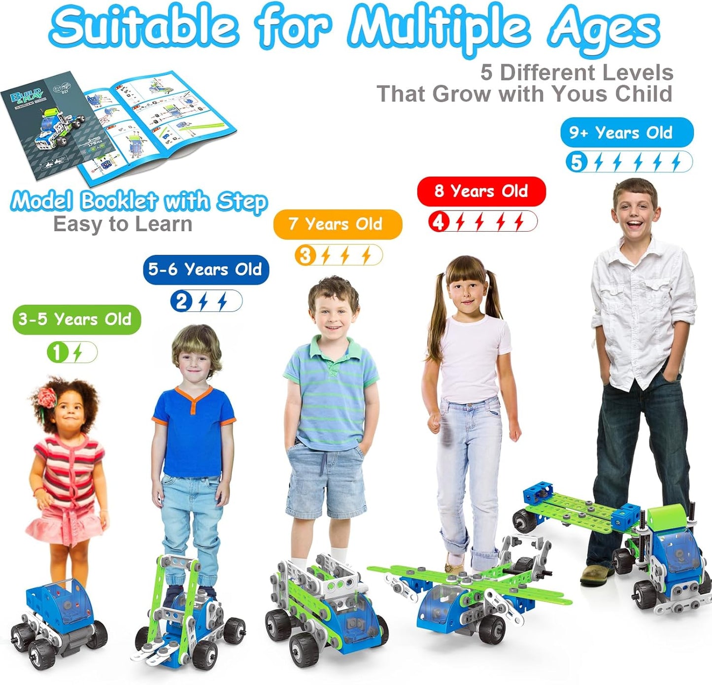 18 en 1 Juguetes STEM para Niños de 4 5 6 7 8+ Años, Regalos de Cum...