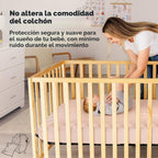 Paquete de 2 fundas protectoras de colchón impermeables para cuna |...