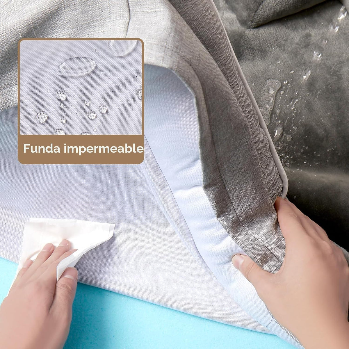 EHEYCIGA \u2013 Cama ortopédica impermeable para perros extragrande...