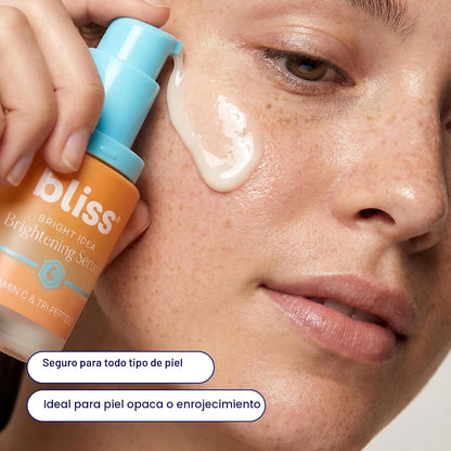 Bliss Bright Idea - Suero facial de Vitamina C &amp; Tri-péptido, p...