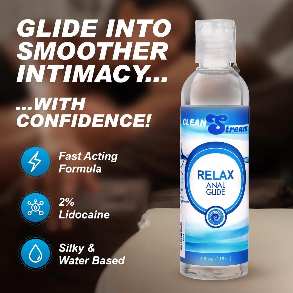 Cleanstream Relax Lubricante a Base de Agua | Lubricante sin perfum...